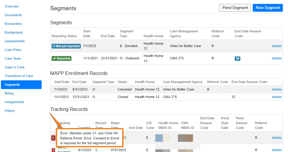 How To Resolve Segment Errors – FCM